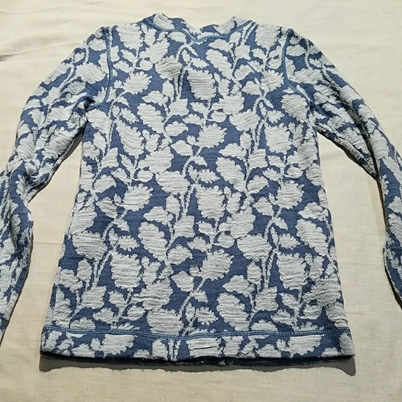 Loft || Floral Knit Top C145 - Picture 6 of 7